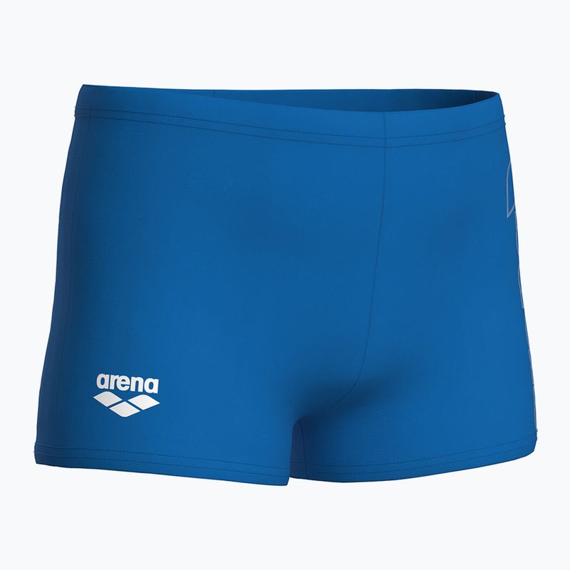 Kinder arena Logo Swim Boxershorts Short blau river/weiß 4