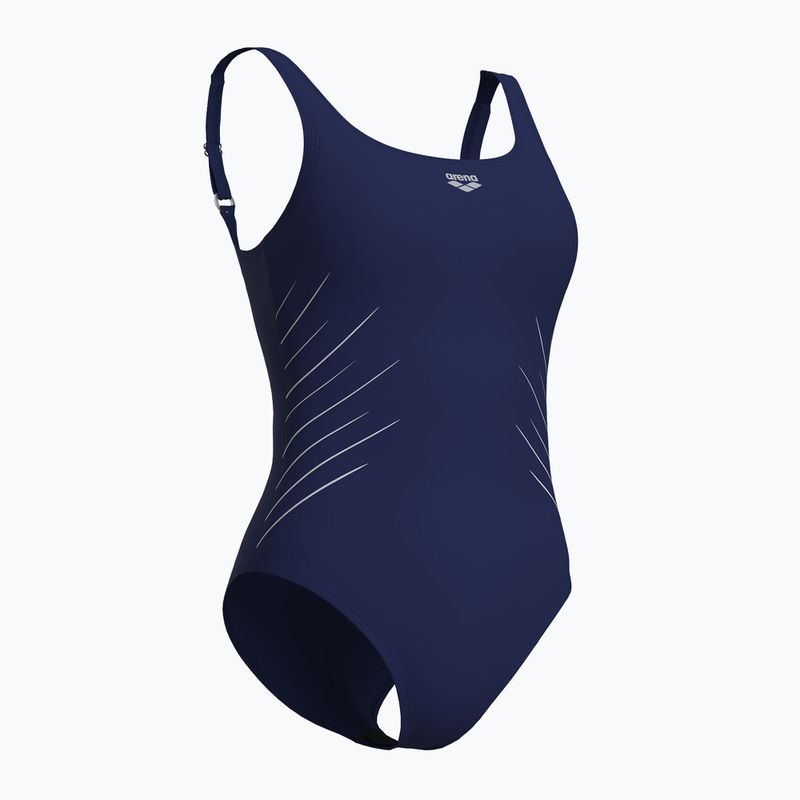 Badeanzug Damen arena Isa Squared Back navy/ice 3