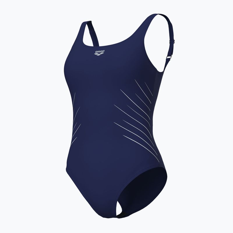 Badeanzug Damen arena Isa Squared Back navy/ice 4