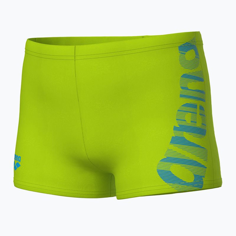 Arena Graphic Swim Short artic lime Kinder Schwimmunterhose 3