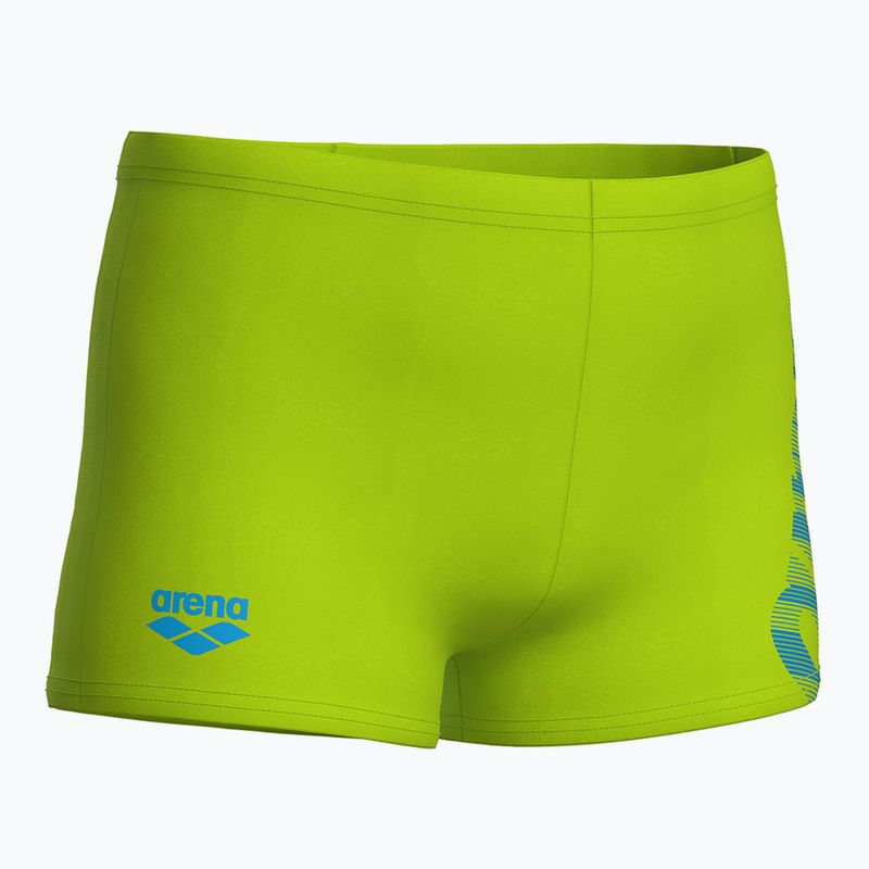 Arena Graphic Swim Short artic lime Kinder Schwimmunterhose 4