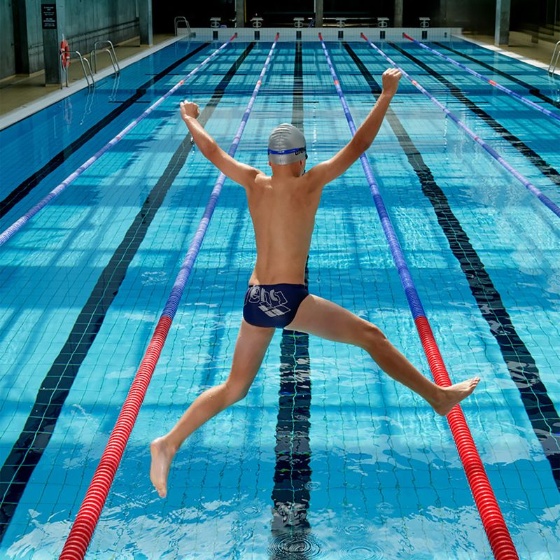 Schwimm-Slips Kinder arena Tales Swim Briefs navy/white 7