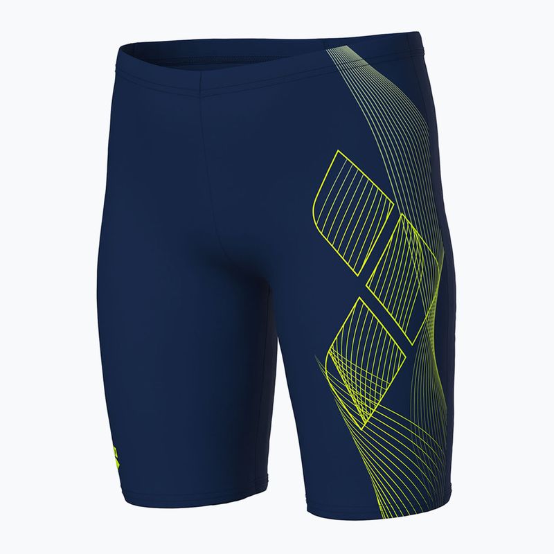 Kinder arena Sea Water Swim Jammer navy/artic lime 3