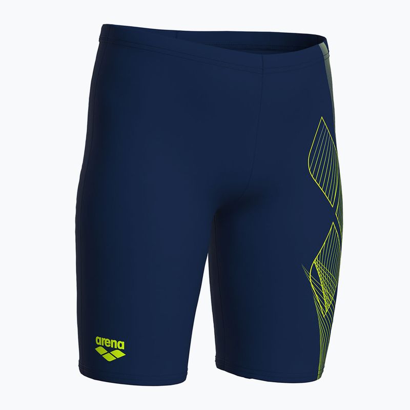 Kinder arena Sea Water Swim Jammer navy/artic lime 4