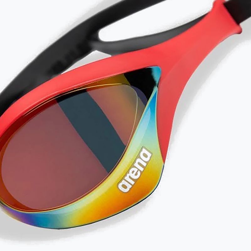 Schwimmbrille arena Cobra Ultra Swipe Mirror gold/red 5