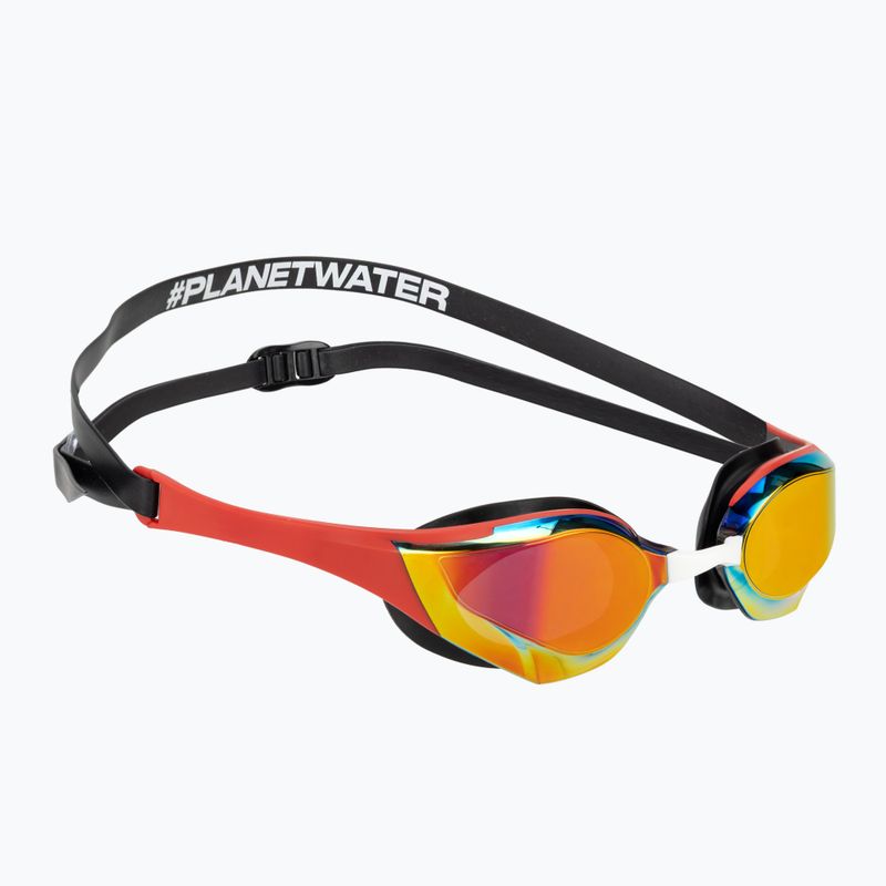 Schwimmbrille arena Cobra Edge Swipe Mirror gold/red