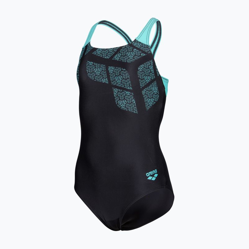 Kinder Badeanzug arena Kikko Swim Pro Back black/water 3