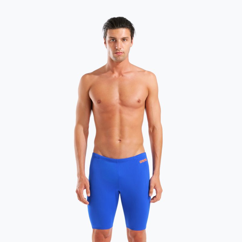 Herren-Schwimmjammer arena Team Swim Jammer Solid neon blue/team orange 5