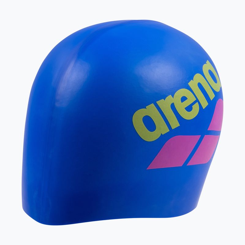 Badekappe arena Big Logo neon blue/shocking pink/yellow star 3