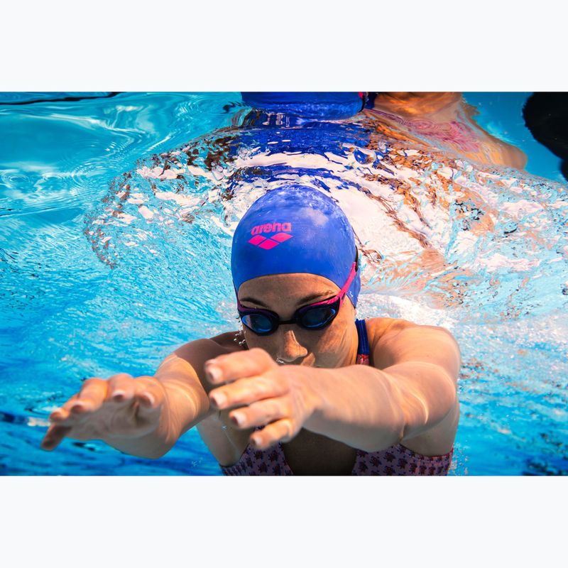 Badekappe arena Big Logo neon blue/shocking pink/yellow star 10