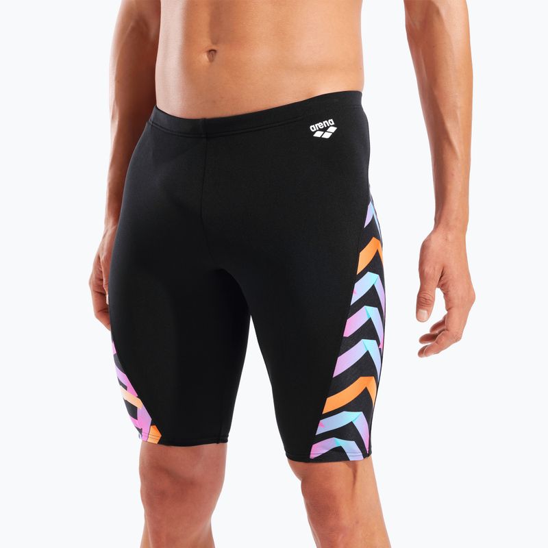Herren-Schwimmjammer arena Texture Swim black/black multi 8