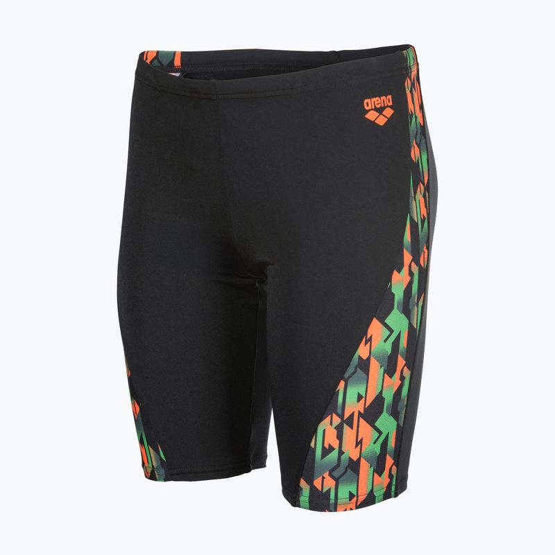 Kinder-Schwimmjammers arena Print Swim black/orange multi 3