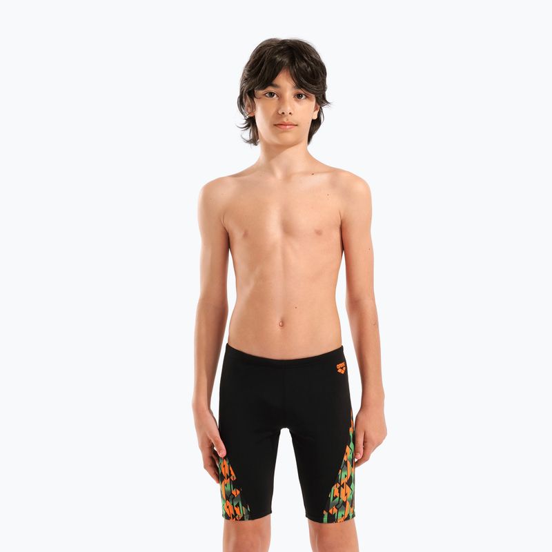 Kinder-Schwimmjammers arena Print Swim black/orange multi 6