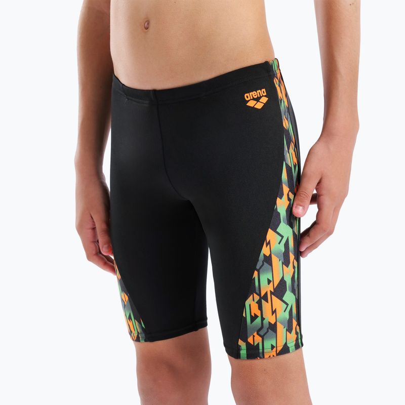 Kinder-Schwimmjammers arena Print Swim black/orange multi 9