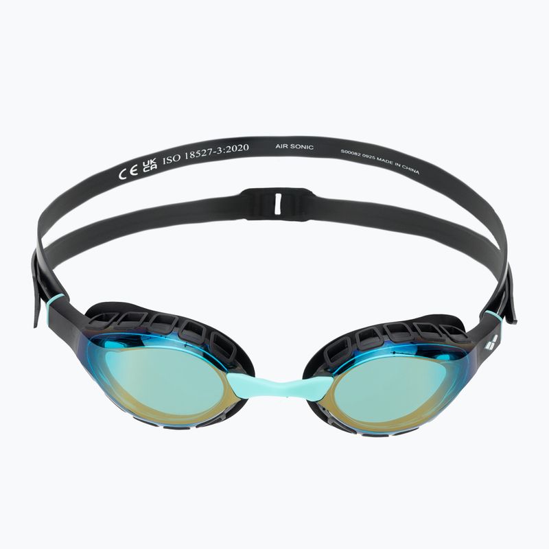 Schwimmbrille arena Air Sonic Mirror aqua/black 2