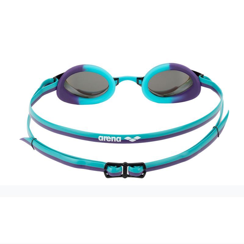Kinder-Schwimmbrille arena Python Mirror Jr emerald/peacock/plum 4