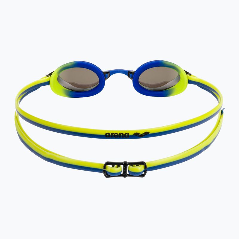 Kinder-Schwimmbrille arena Python Mirror Jr blue/blue/lime 4