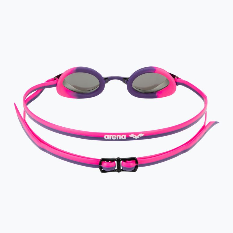 Kinder-Schwimmbrille arena Python Mirror Jr silver/shocking pink/plum 4