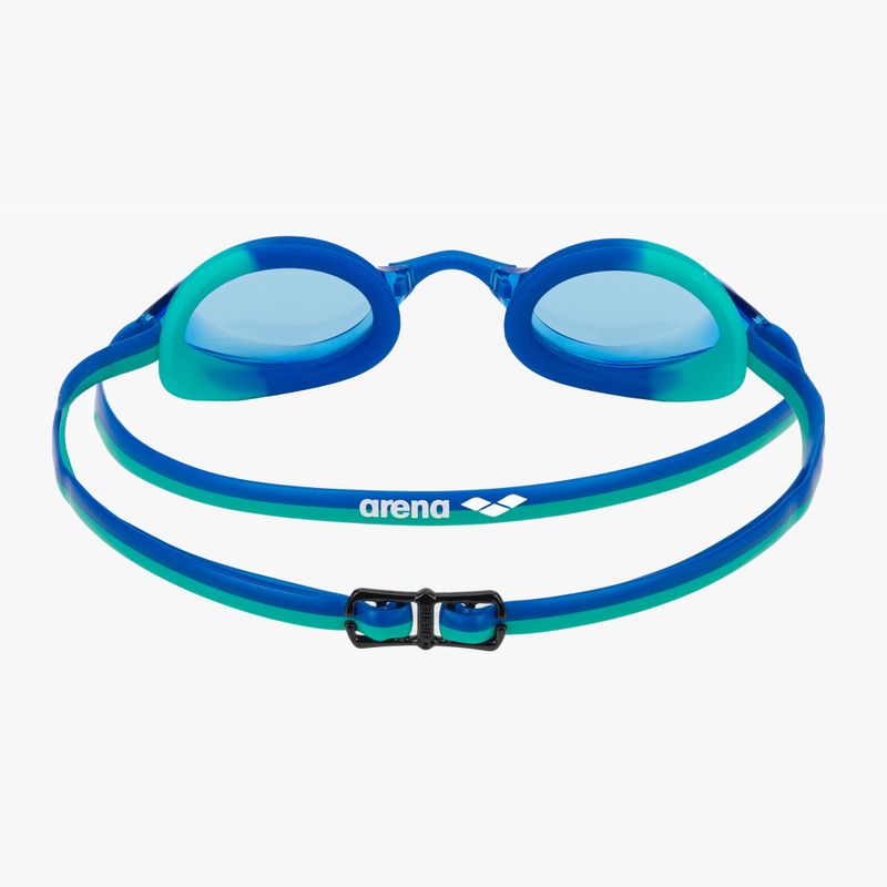 Kinder-Schwimmbrille arena Python Jr blue/blue/peacock 4