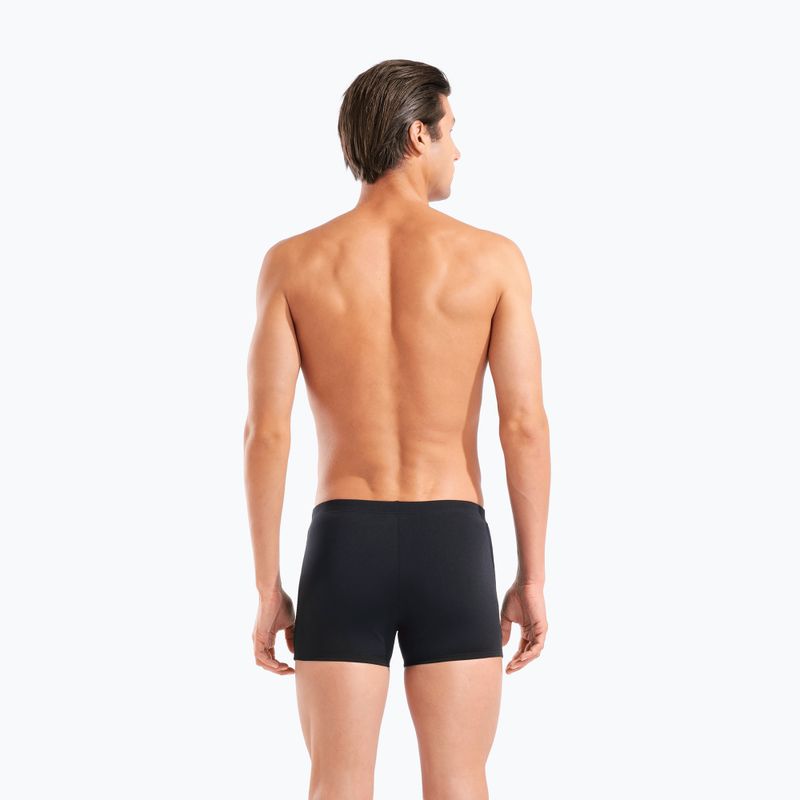 Herren-Badeboxershorts arena Graphic Swim Short black/turquoise 7