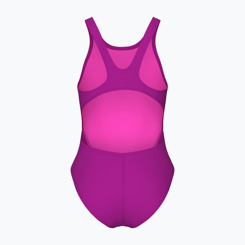 Kinder Badeanzug Arena Team Swim Tech Solid very fuchsia/water 2