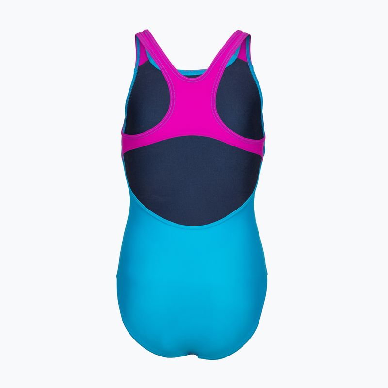 Kinder Badeanzug arena Kikko Swim Pro Back turquoise/very fuchsia 2