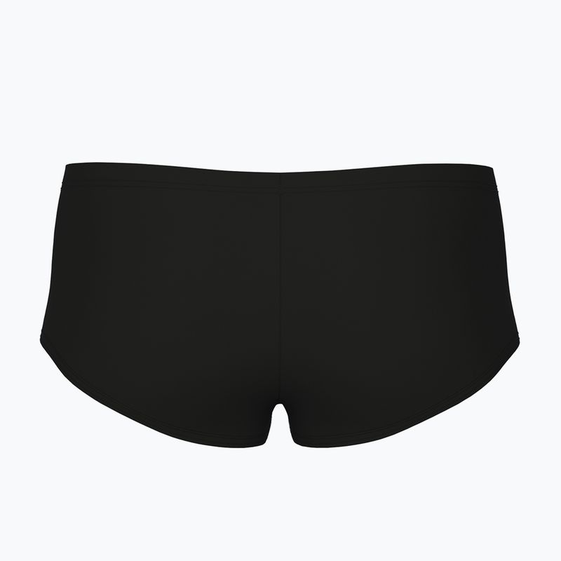 Herren-Badeboxershorts arena One Low Waist Short Big Logo black/black 2