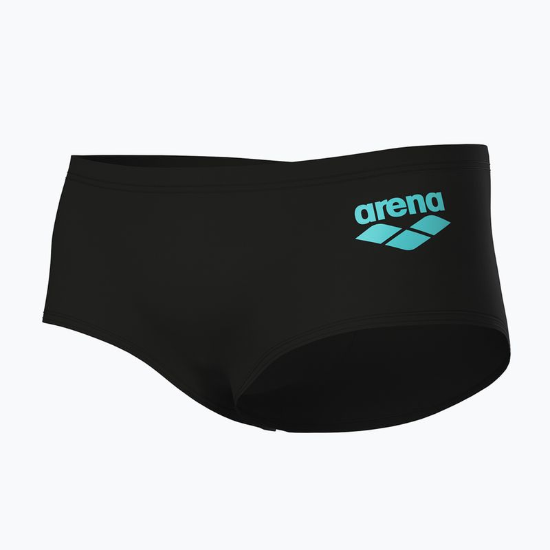 Herren-Badeboxershorts arena One Low Waist Short Big Logo black/black 3