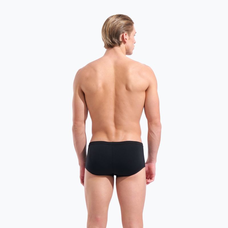 Herren-Badeboxershorts arena One Low Waist Short Big Logo black/black 7