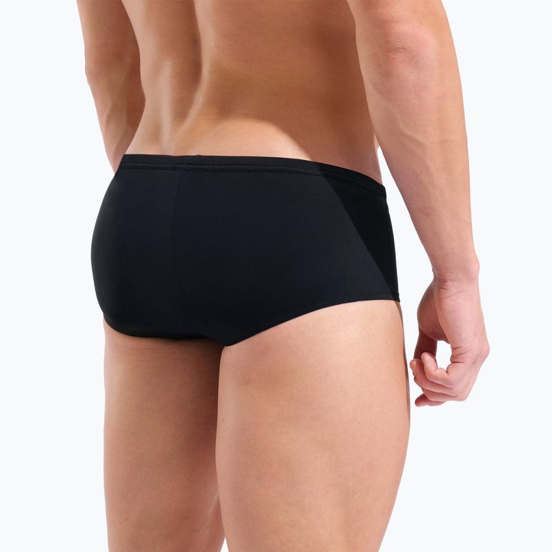Herren-Badeboxershorts arena One Low Waist Short Big Logo black/black 9