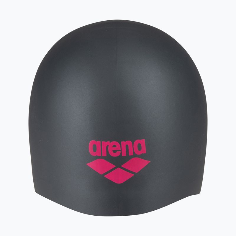 Schwimmkappe arena Long Hair asphalt/pink 3