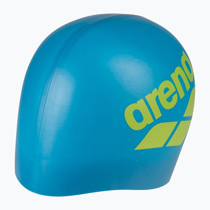 Schwimmkappe arena Big Logo blue cosmo/artic lime 3