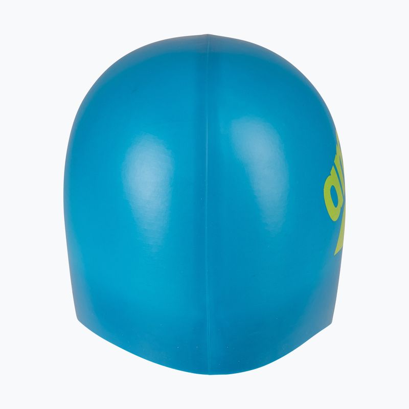 Schwimmkappe arena Big Logo blue cosmo/artic lime 5