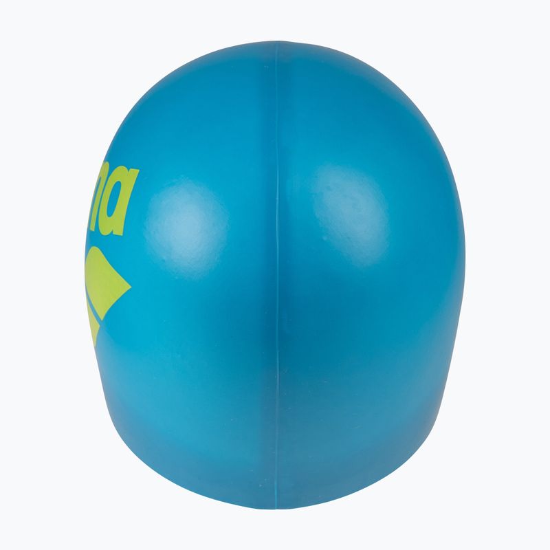 Schwimmkappe arena Big Logo blue cosmo/artic lime 6