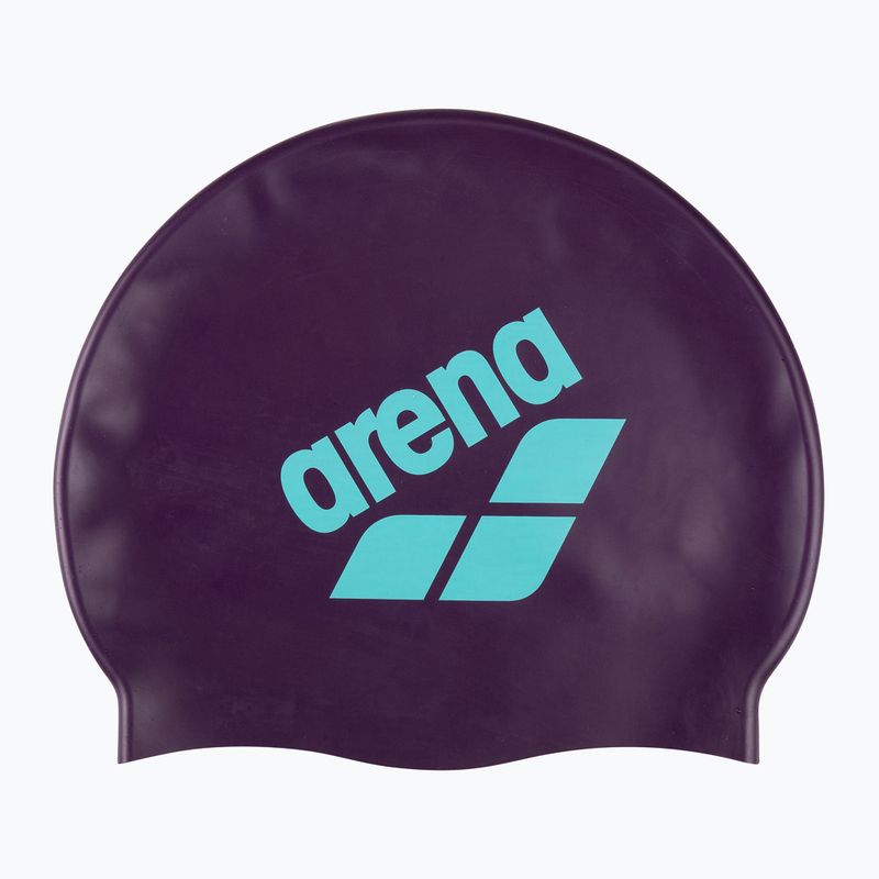 Schwimmkappe arena Big Logo plum water