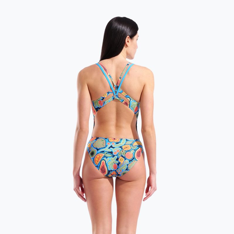 Damen-Einteiler Badeanzug arena Fruits Lace Plus Back multi/turquoise / multi 3