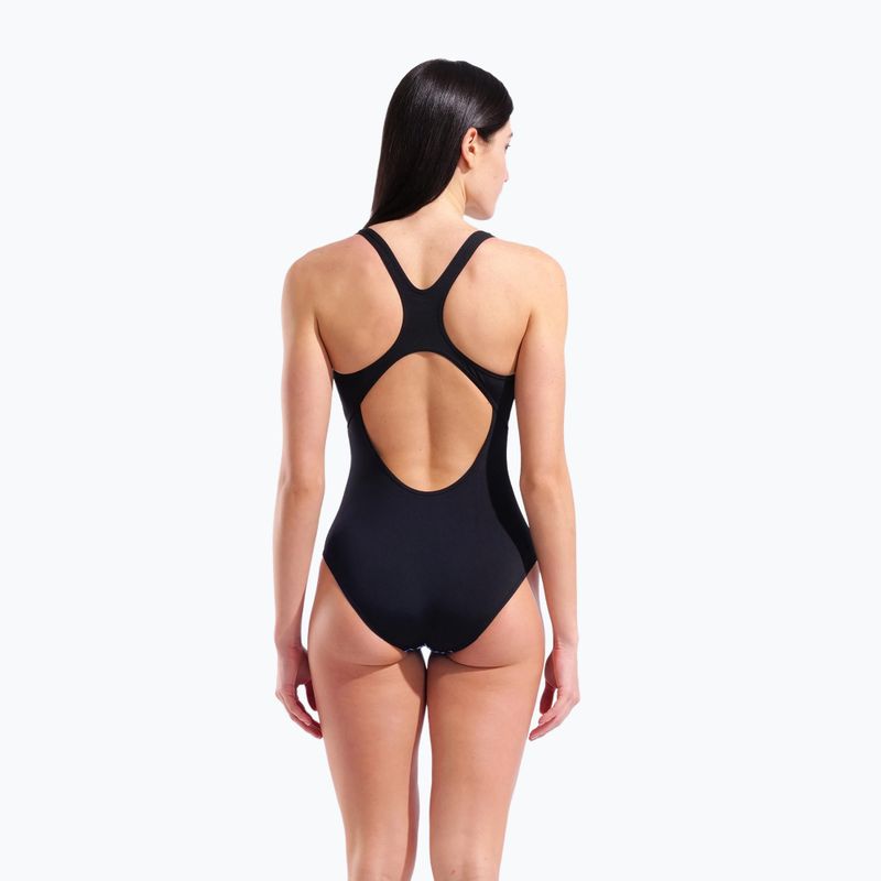 Damen-Einteiler Badeanzug arena Peacock Swim Pro Back multi green/black 3
