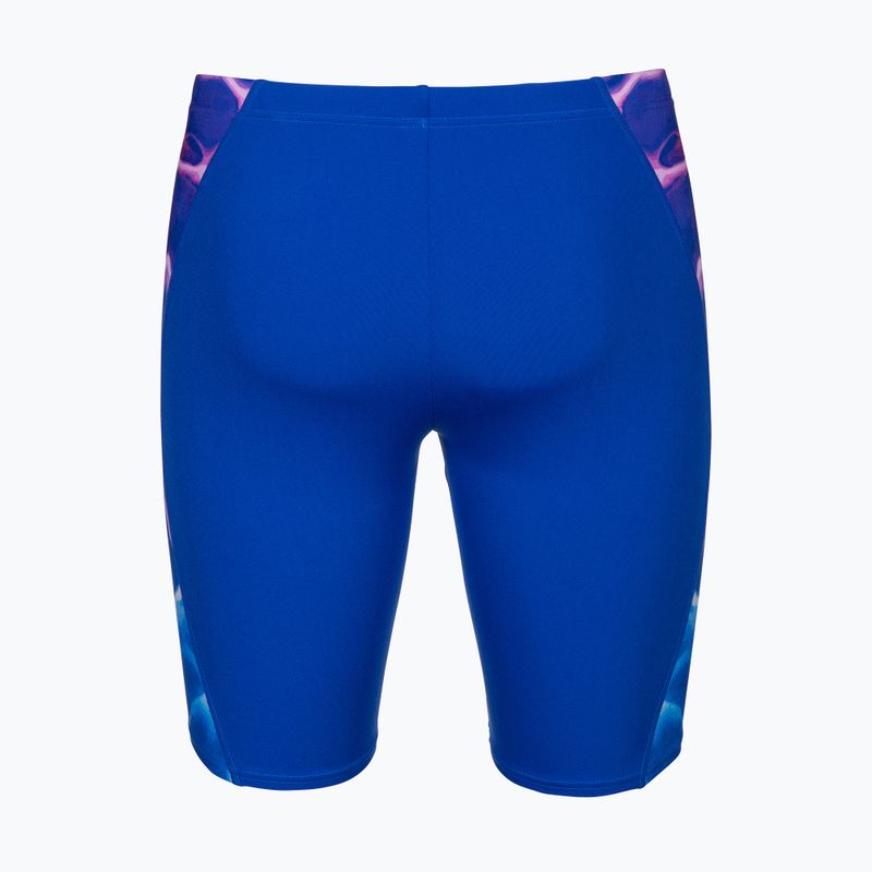 Herren-Schwimmjammer arena Earth Swim Jammer neon blue/neon blue multi 2