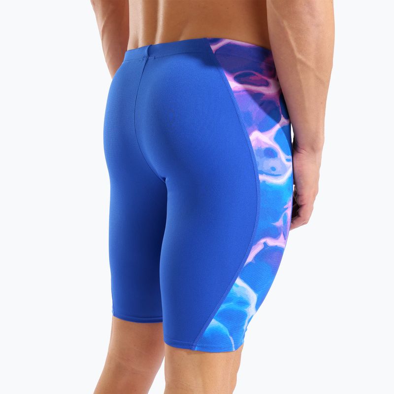 Herren-Schwimmjammer arena Earth Swim Jammer neon blue/neon blue multi 9