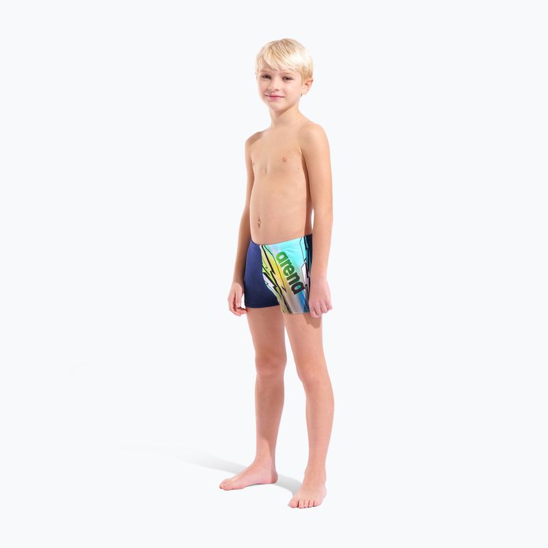  Jungen-Badeboxer arena Loud Swim Short navy/multi 2