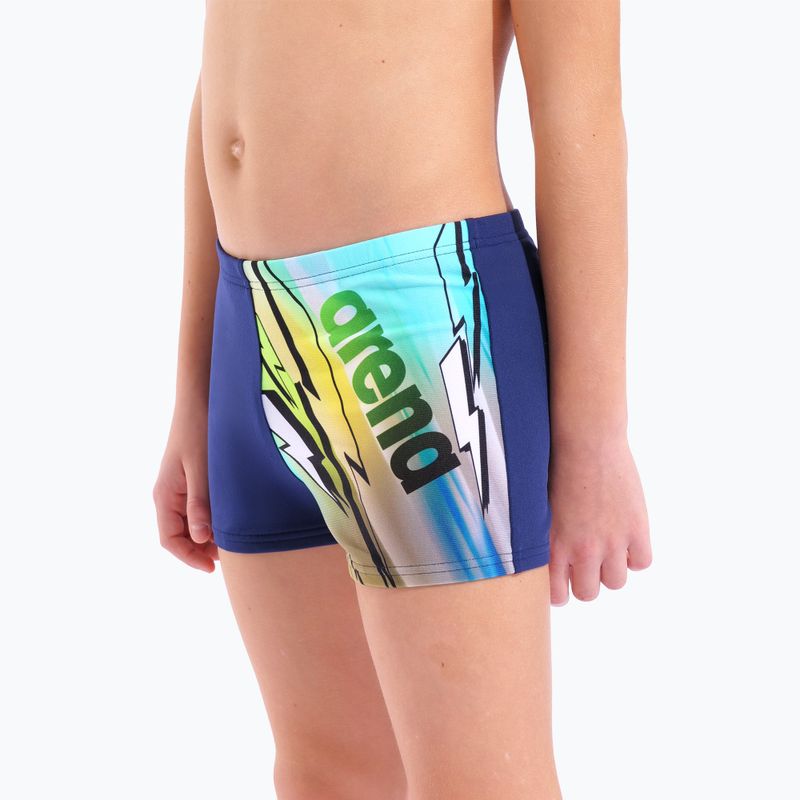  Jungen-Badeboxer arena Loud Swim Short navy/multi 4