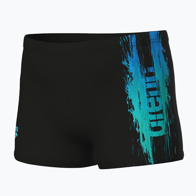  Jungen-Badeboxer arena Loud Swim Short black/black multi 3