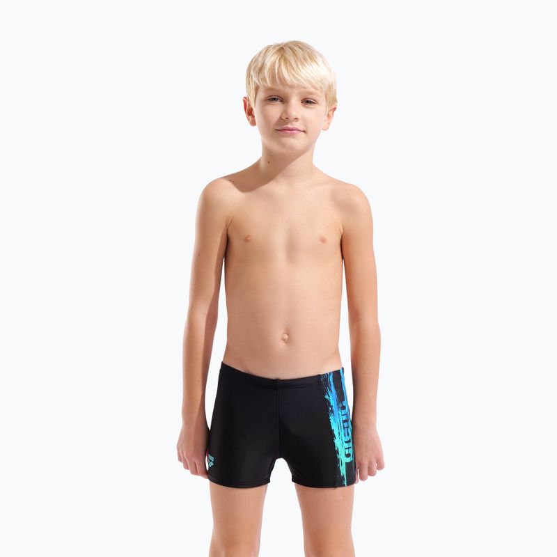  Jungen-Badeboxer arena Loud Swim Short black/black multi 5