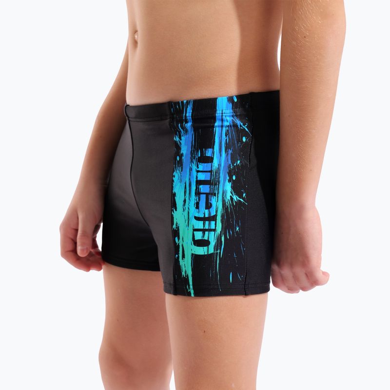  Jungen-Badeboxer arena Loud Swim Short black/black multi 8