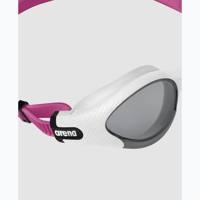 Schwimmbrille Damen Arena The One Plus light smoke/white/magenta 6