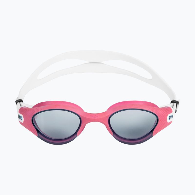Kinder-Schwimmbrille Arena The One Plus light smoke/pink/white 3