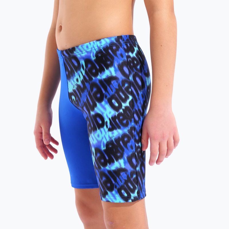 Kinder-Jammer arena Crowded Swim Jammer neon blue/neon blue multi 8
