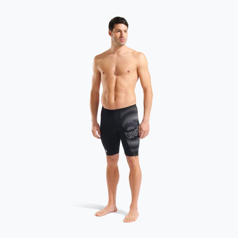 Herren-Schwimmjammer arena Distortion Swim Jammer black/white 2