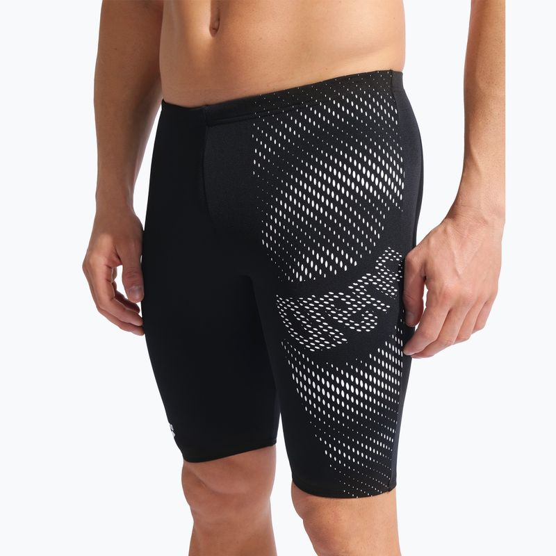 Herren-Schwimmjammer arena Distortion Swim Jammer black/white 4