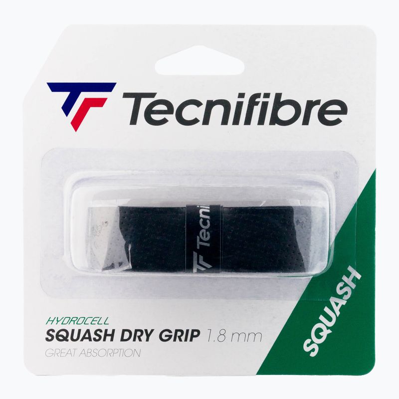 Tecnifibre Square Dry Grip Squashschlägerhülle schwarz 51SQGRIPBK